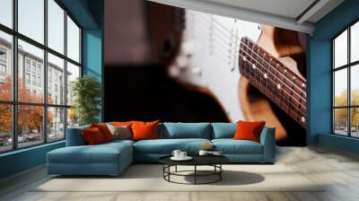 electric guitar closeup Wall mural