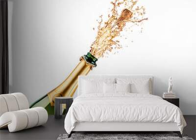 bottle of champagne Wall mural