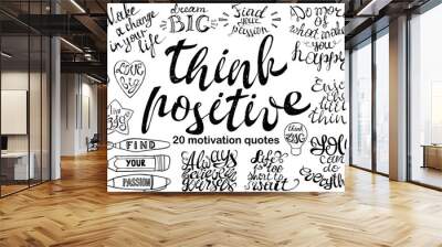 Conceptual handwritten phrases Wall mural