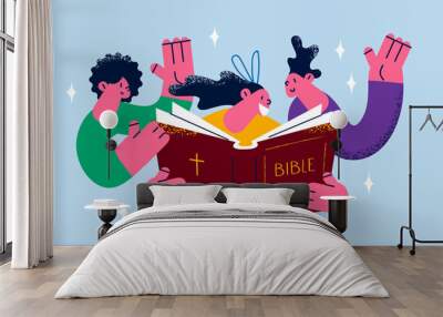 Religious education and church concept. Wall mural