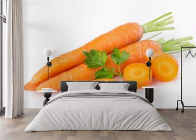 Fresh carrots Wall mural