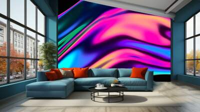 Abstract 3d render, colorful background design, modern illustration Wall mural