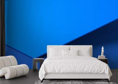 Abstract 3d render, modern minimalistic background design Wall mural