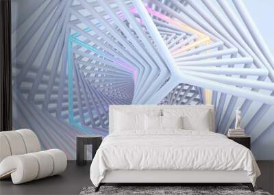 Abstract 3D Render Wall mural