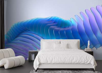 abstract 3d render Wall mural