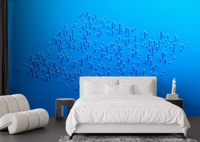 Abstract 3D Render Wall mural