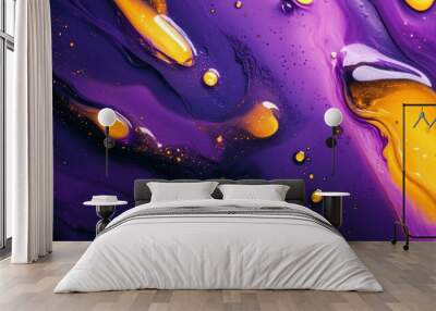 Abstract liquid background texture Wall mural