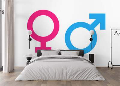 Gender symbol Wall mural