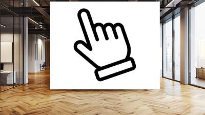 Hand cursor icon Wall mural