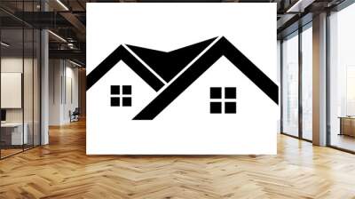 House roof logo Wall mural