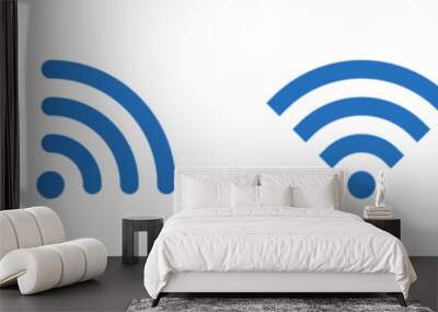 Wifi icon set Wall mural