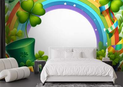 st patricks day background Wall mural