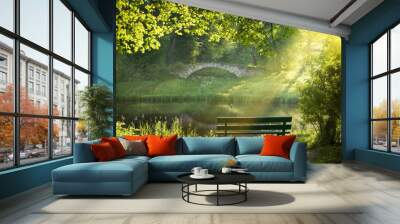 Bench Wall mural