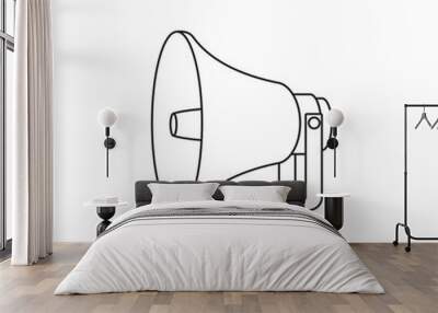 loudspeaker announcement vector symbol speaker Wall mural