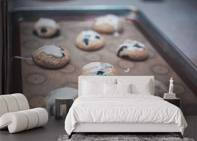 Pan of Fresh Cookies Wall mural