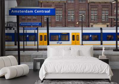 Amsterdam Central Station Wall mural