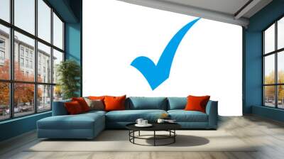 Check mark icon symbol Wall mural