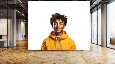 Collection of Happy African teenager students on transparent background - People smiling on camera Wall mural