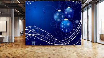 Christmas vector background Wall mural