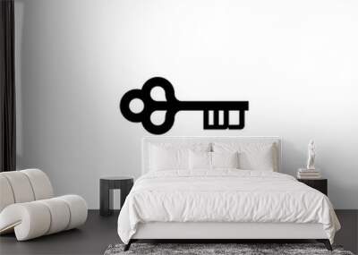 WJ home key concept logo initial concept with high quality logo design Wall mural