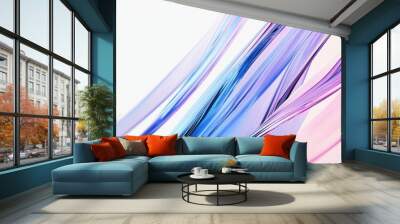 Abstract Art with Flowing Lines and Vibrant Colors Wall mural