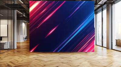 Abstract Light Streaks Wall mural