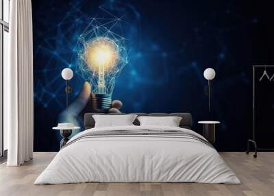 Bright Idea Network Wall mural