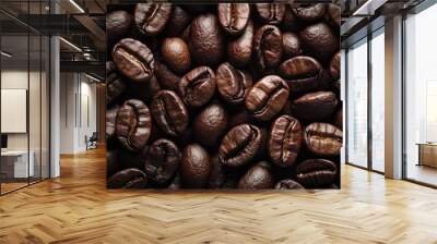 Roasted Coffee Beans Macro Photography Wall mural