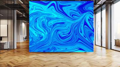 Abstract blur background blue pattern for graphic texture. Wall mural