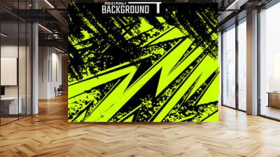 Abstract backgrounds for sports and games. Abstract racing backgrounds for t-shirts, race car livery, car vinyl stickers, etc. Wall mural