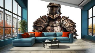 photograph of a weathered knight's armor Wall mural