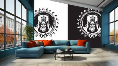 Warrior in scandinavian mythology Wall mural