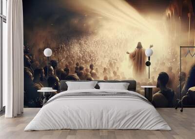 Revelation of Jesus Christ, Jerusalem of the Bible. Wall mural