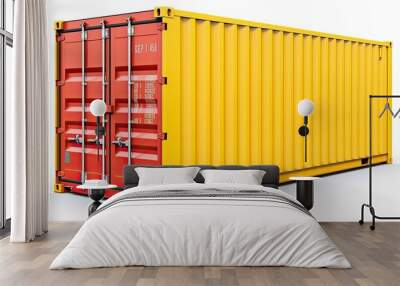 container cargo containers Wall mural