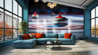 curling Wall mural