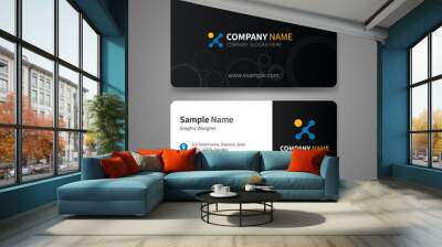 Business card templates Wall mural