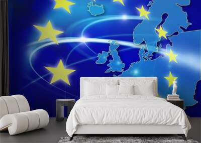 european union Wall mural