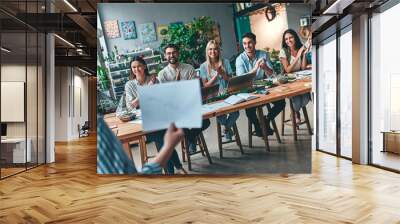 Business people working Wall mural