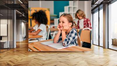 Children at school Wall mural