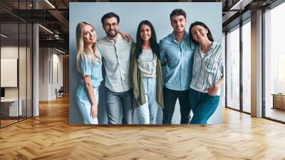 Group of young people Wall mural