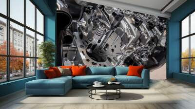 Motor cylinder cutaway Wall mural