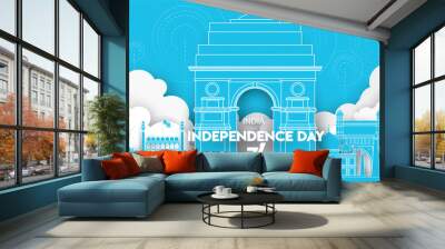 indian independence day Wall mural