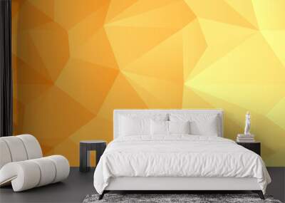 Abstract orange geometric background.To see the other vector geometric backgrounds , please check Abstract Polygonal Backgrounds collection. Wall mural