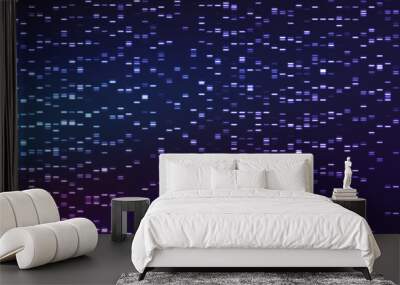 DNA analysis concept. Background of genome sequence. Wall mural