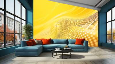 futuristic yellow background for ads Wall mural