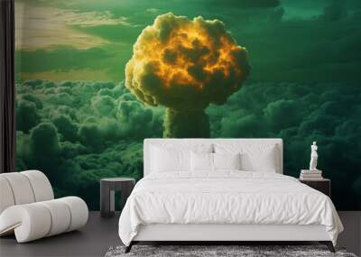 plutonium with space for text  Wall mural