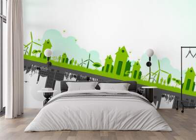 sustainability of earth Wall mural