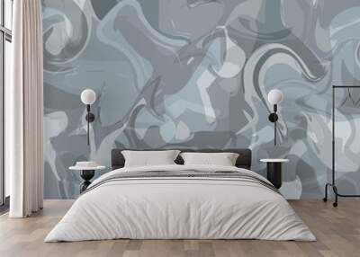 Urban camouflage. Military seamless pattern. Light grey. Wall mural