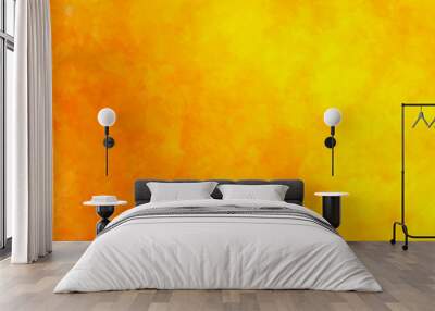 Abstract orange and yellow fantasy watercolor background texture .splash acrylic color background .banner for wallpaper .watercolor wash aqua painted texture .abstract hand paint with stain backdrop . Wall mural