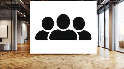 people icon , group of users icon , friends icon , teamwork sign , web icon , persons, team icon . website contact icons Wall mural